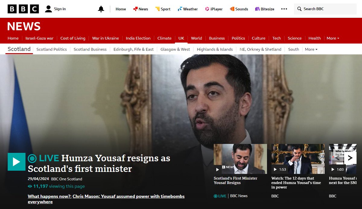 DAN TOLD YOU SO WHEN HE TOOK OFFICE!

 BBC: 'Humza Yousaf resigns as Scotland's first minister'

 bbc.co.uk/news/live/uk-s…

 #DanToldYouSo #ScottishPolitics #Ukpolitics @humzayousaf  @thesnp