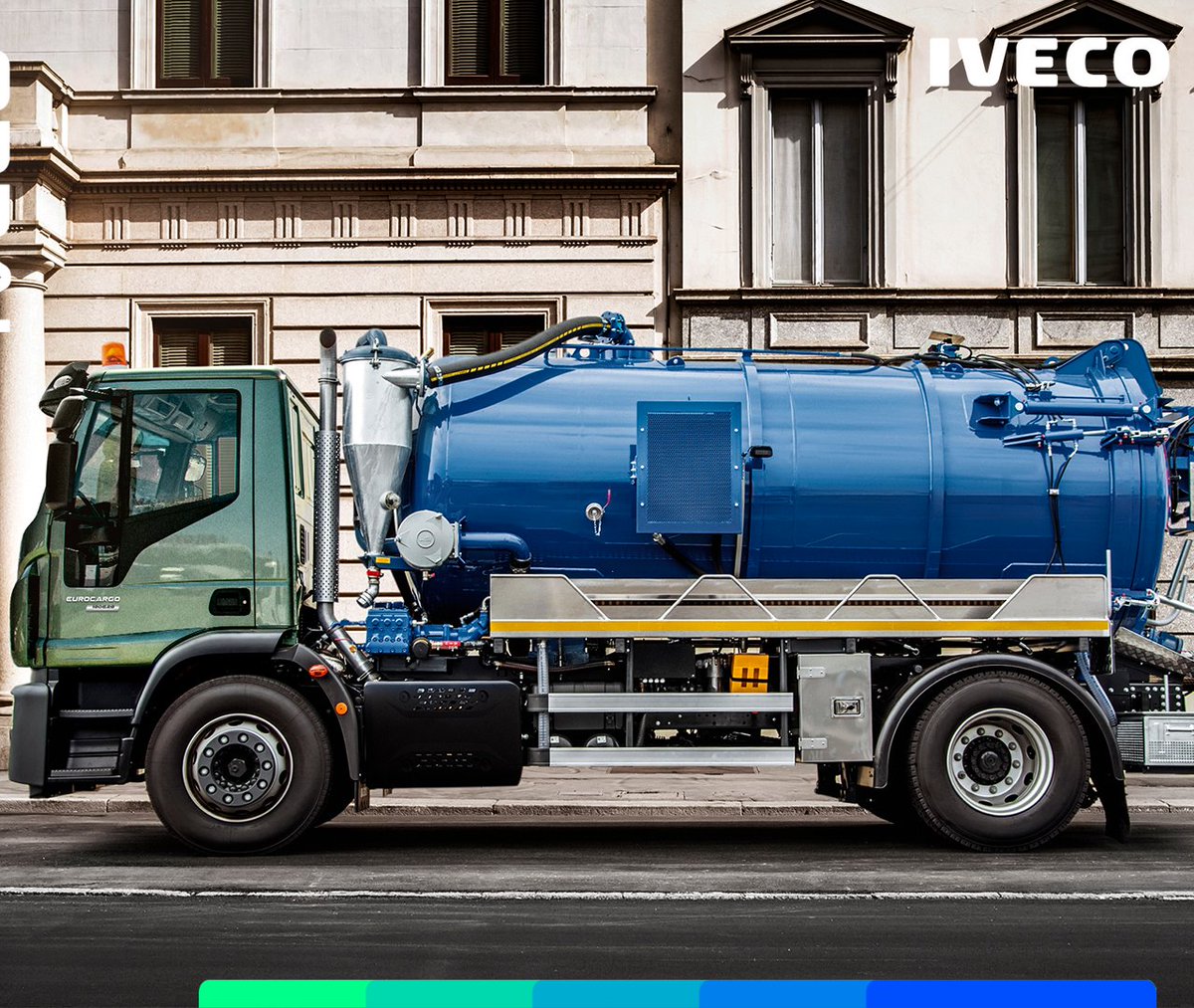 Mean, green, biomethane machine. Did you know that the new @IVECO Eurocargo emits 95% less CO2 than an equivalent diesel truck when run on biomethane. #environment #technology