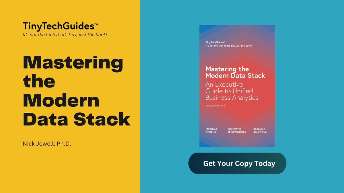 Lots of #data topics at #GartnerDA London. Interested in what's really going on? Pick up a copy of Mastering The Modern Data Stack: An Executive Guide to Unified Business Analytics @nickjewell buff.ly/4aA8fu9