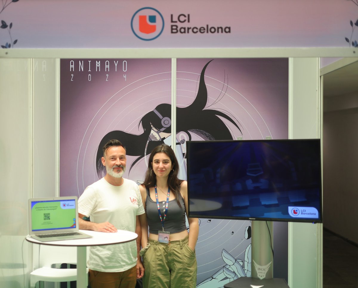 🔙 La semana pasada se celebró la 19ª edición del festival de Animación, VFX y Videojuegos #Animayo.

➡️ El director de área David <a href="/MrCarretero/">David Carretero</a> y la #LCIAlumni Ariadna Puigdemasa viajaron hasta Gran Canaria para representarnos en el evento.

🔗 Más info: bit.ly/4bB1Gbs.