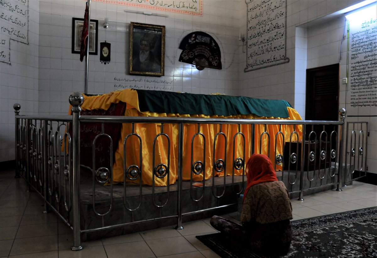 The Last Mughal. Bahadur Shah Zafar's grave, Rangoon / Yangon.