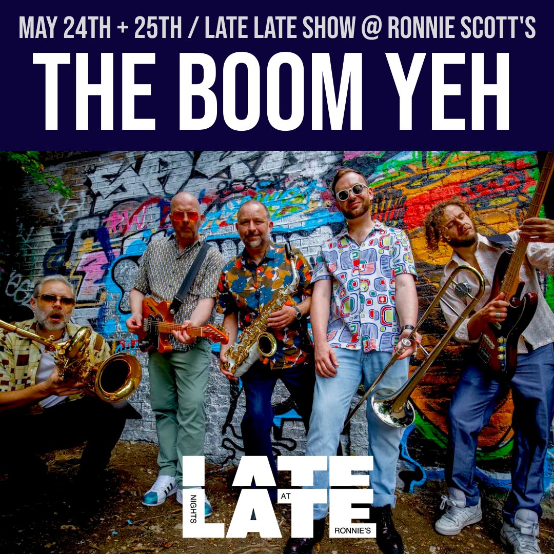 We're back at <a href="/officialronnies/">Ronnie Scott's Jazz Club</a> for two more late sessions May 24th+ 25th. Adv tickets: shorturl.at/bqJW1 #jazz #funk #livemusic #london #ronniescotts