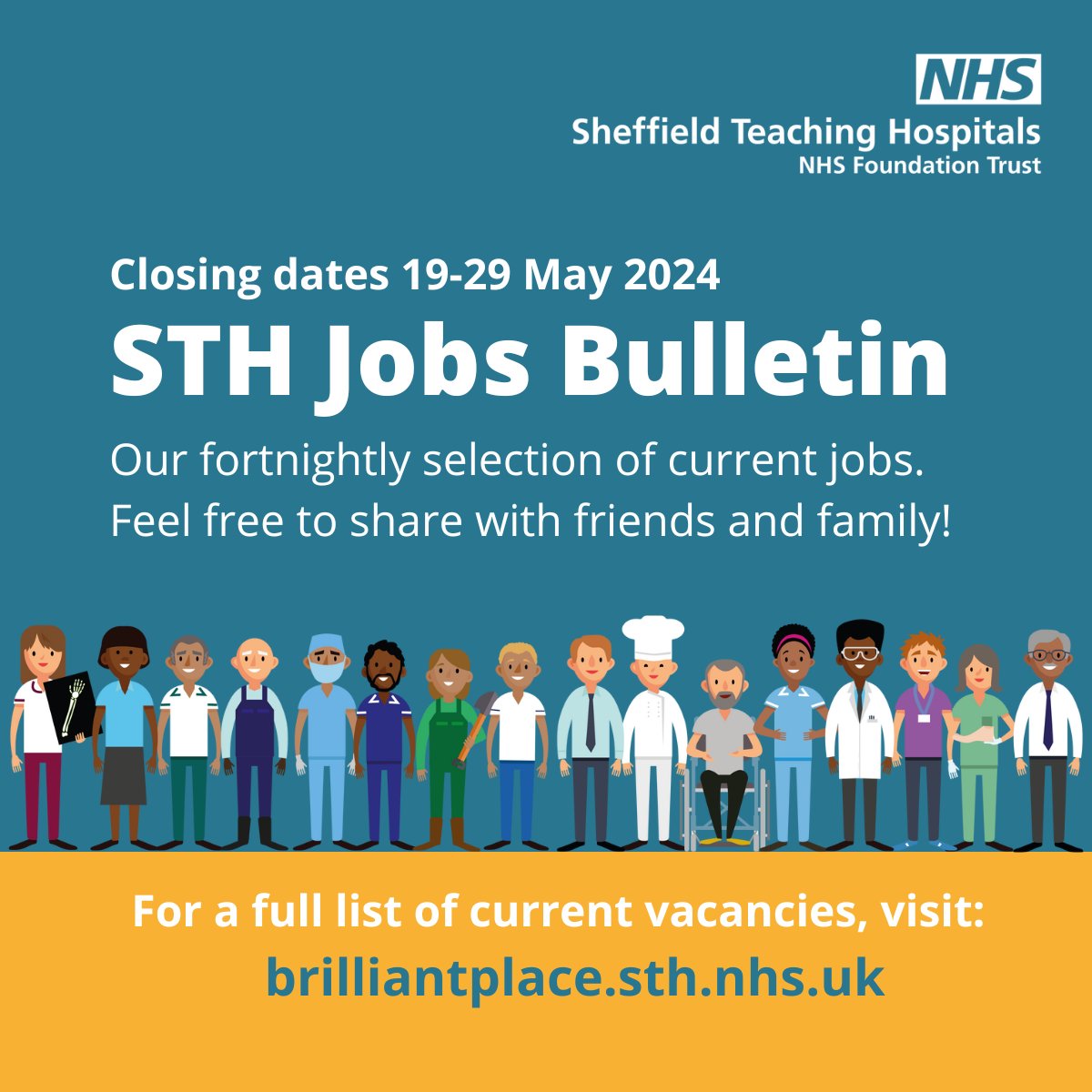 Looking for a new role or career change? Look no further 👇 brilliantplace.sth.nhs.uk/pdf/STH%20Jobs… #Sheffield #SheffieldJobs #SouthYorkshire #NHS #NHSjobs #NHScareers