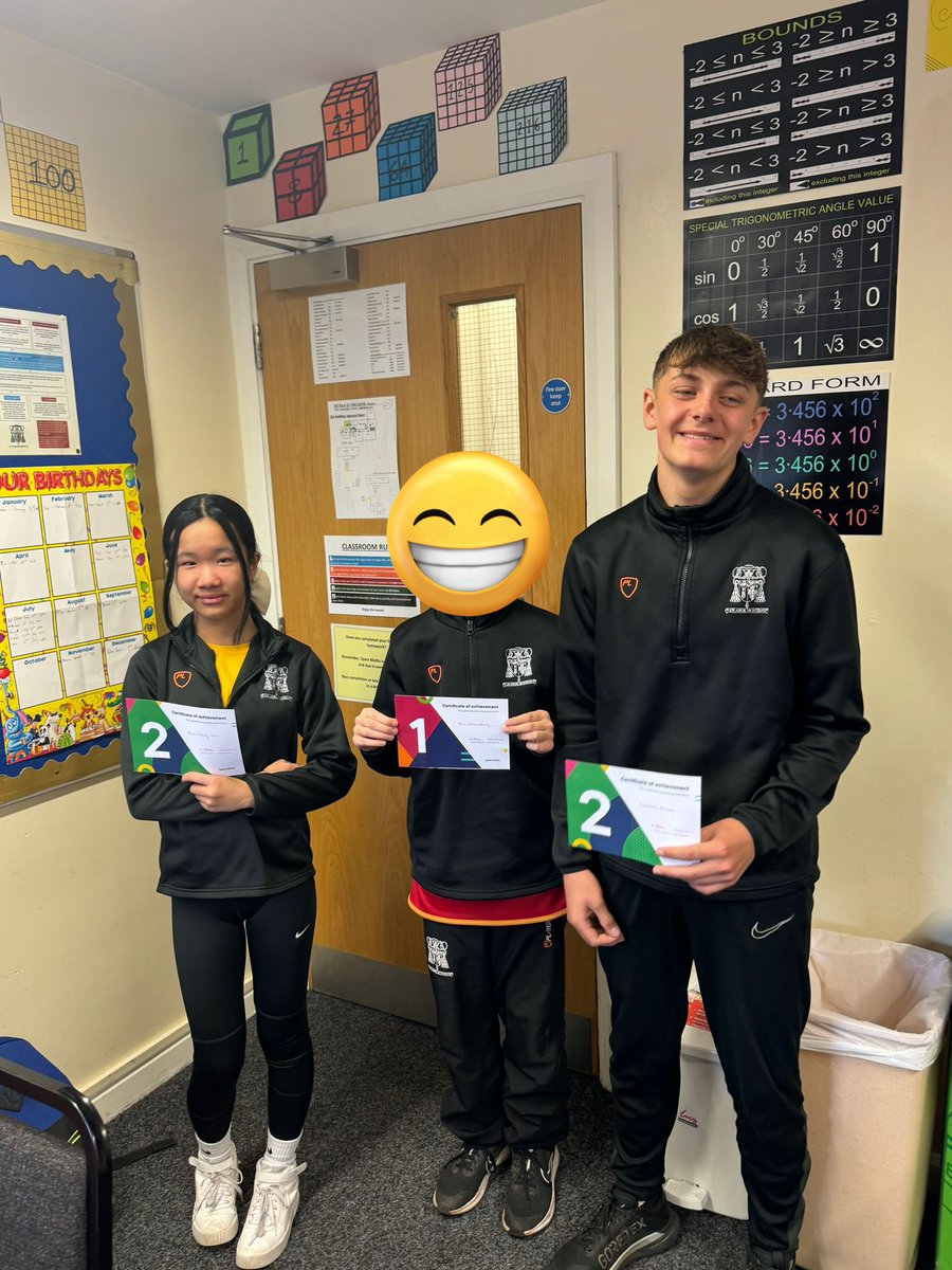 Well done to our recent #SJCR13 pupils to level up on @SparxMaths, Wan Tong and Cameron! #SJCAchievement 🏆