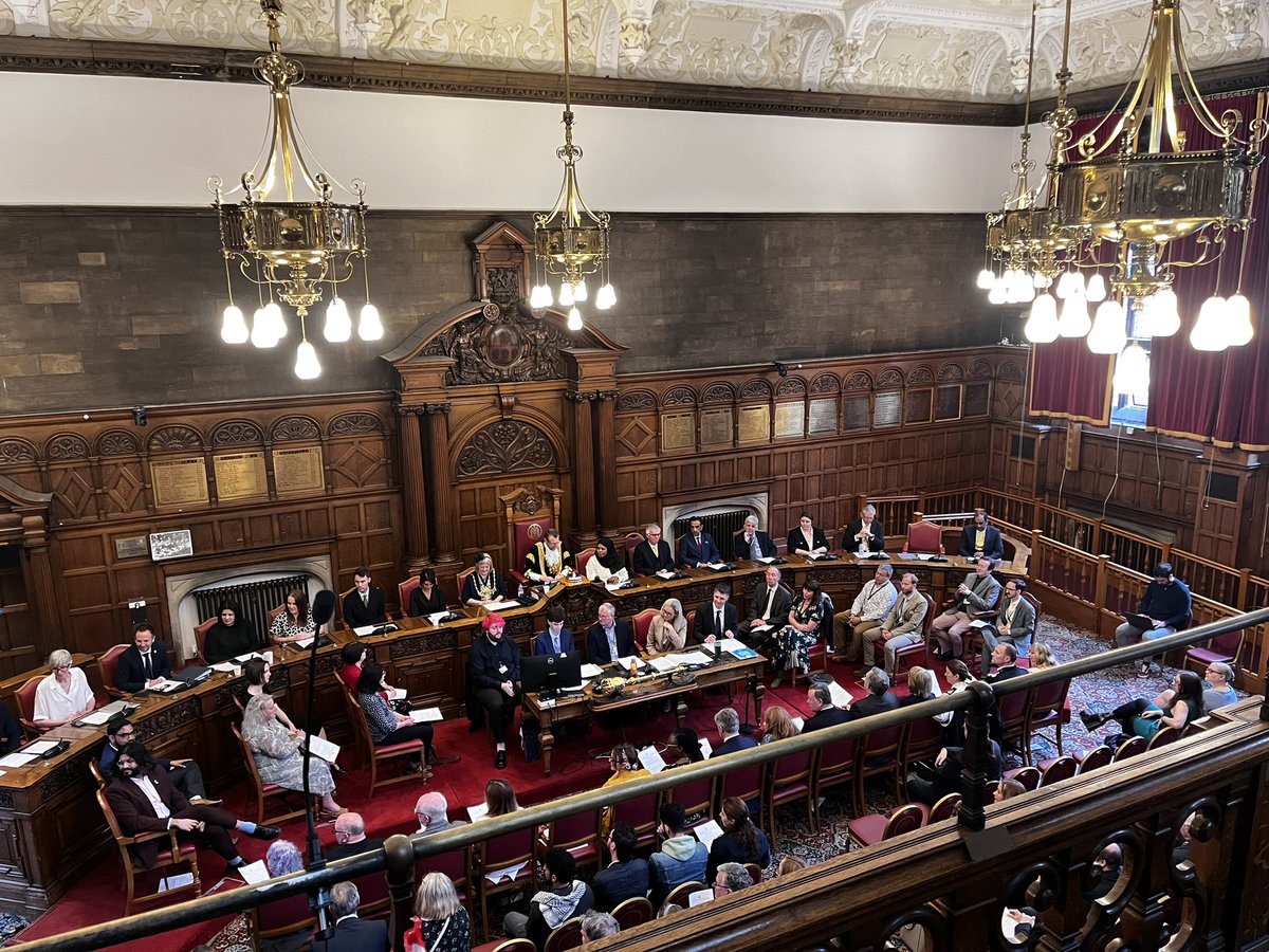 The Council’s Annual General Meeting 2024 is now underway. You can watch it live here: democracy.sheffield.gov.uk/ieListDocument…