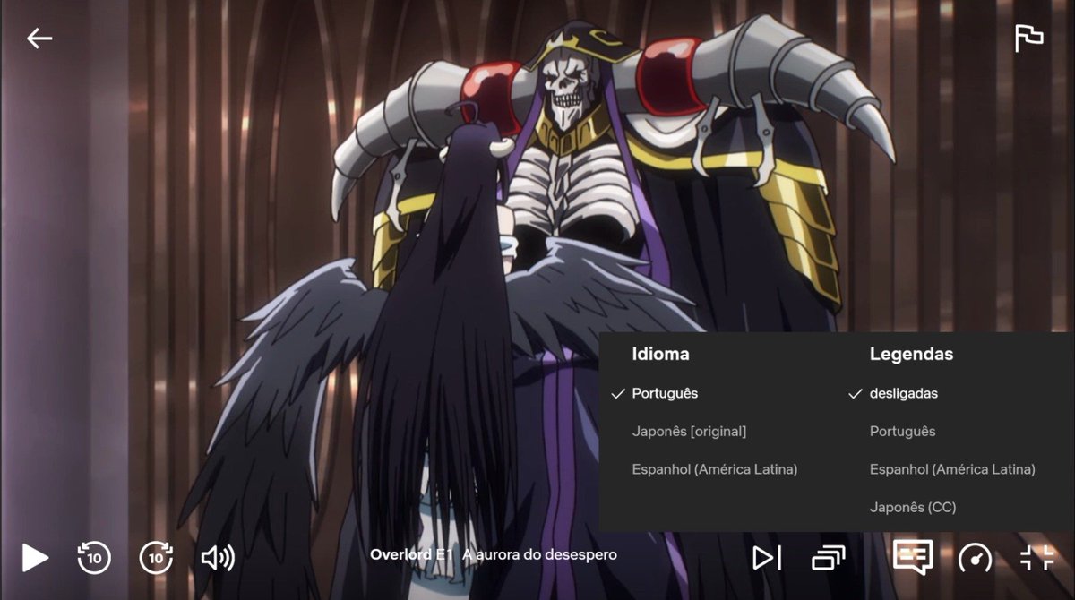 📌 A 2ª temporada de Overlord já está disponível na @NetflixBrasil.

A 3ª e 4ª temporada chegarão ainda este ano na plataforma.

O anime se encontra dublado e legendado.