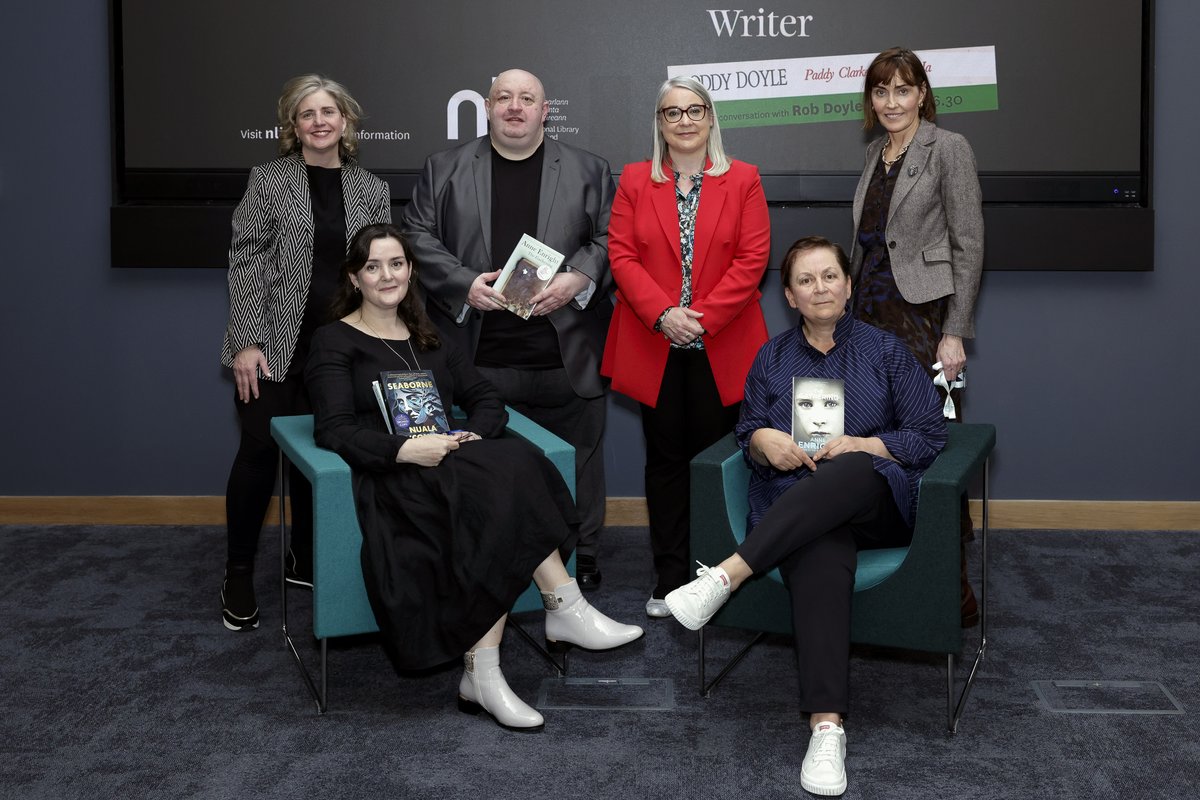 We welcomed #BookerPrize Winner #AnneEnright to @NLIreland last night, who was in conversation with @NualaNiC. The event was the 3rd in our series 'Celebrating Ireland’s Booker Winners: Writer to Writer’ hosting some of Ireland’s greatest living #writers: nli.ie/news-stories/n….