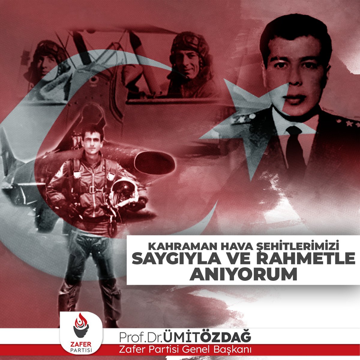 15 Mayıs Hava Şehitleri Anma Günü’nde kahraman şehitlerimizi saygı, rahmet ve minnetle anıyorum. 🇹🇷