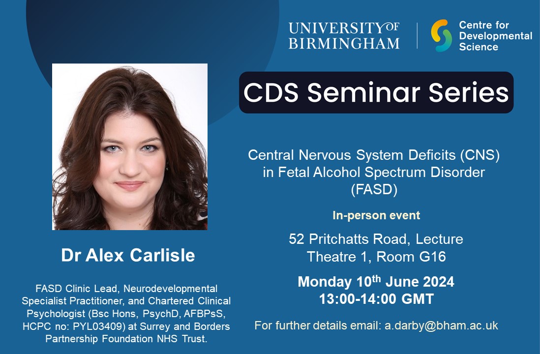 Excited to have Dr Alex Carlisle coming to talk to us on 10th June at 1pm.