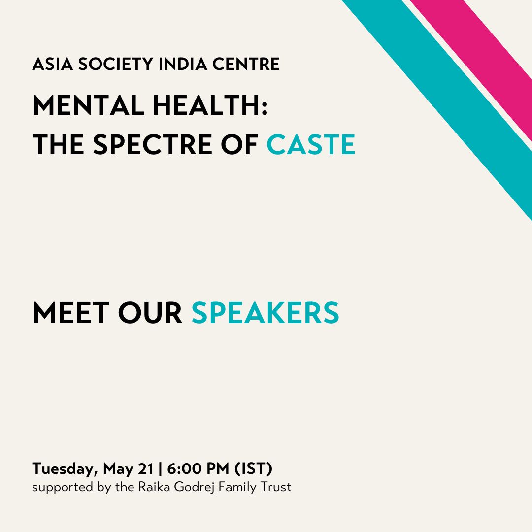 As we gear up for our next mental health conversation on May 21st, here is a little bit more about our speakers. All of them come at the issue of caste-based discrimination and mental health from different perspectives: activism, advocacy, counselling, care, and organising.