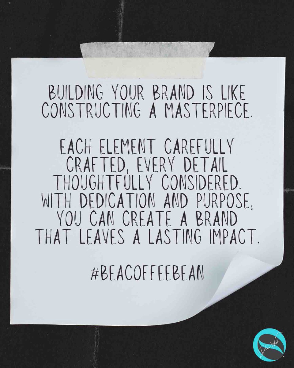 Your brand is your legacy in the making. #BeACoffeeBean #motivation #KeynoteSpeaker #ServantLeader