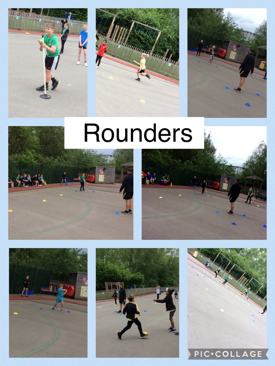 We had a great game of rounders this morning! #greatsankeysports