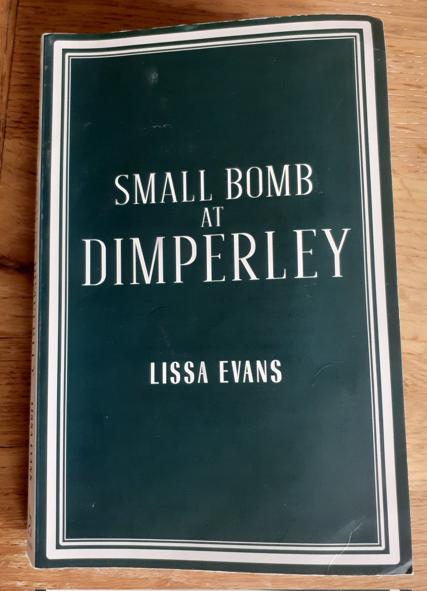 Loaded with period detail, primed with characters you feel you've known for years #SmallBombAtDimperley explodes comically, lovingly and very slightly wistfully into absolute delight. My best book (by a country mile) this year. Thanks so much @LissaKEvans