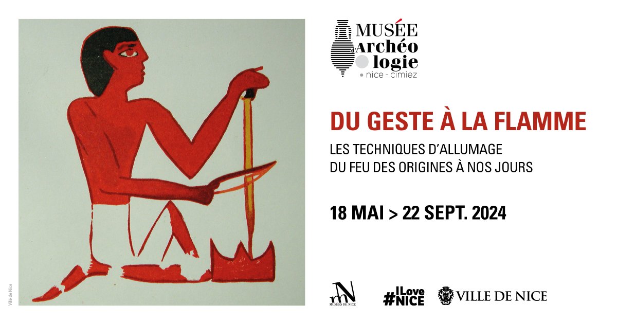 🔥 Plongez dans les secrets du feu au Musée d'Archéologie du 18 mai au 22 septembre ! 🏺

✨ De la préhistoire à nos jours, découvrez comment le feu a façonné notre monde. Une expo brûlante à ne pas manquer ! 🔥

👉 musee-archeologie-nice.org