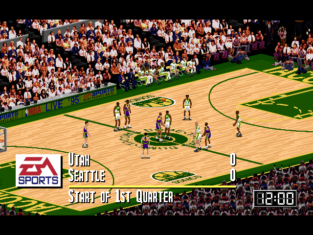 NBA LIVE 95.. I remember thinking 'they can't improve much more on this game, it's basically perfect!!'