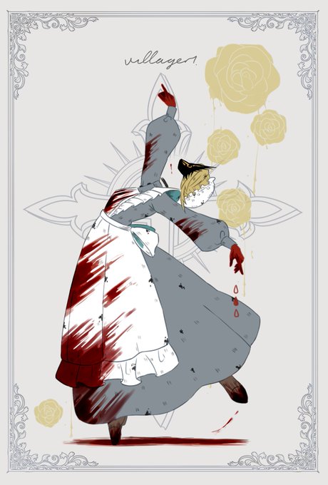 「blood blood on clothes」 illustration images(Latest)