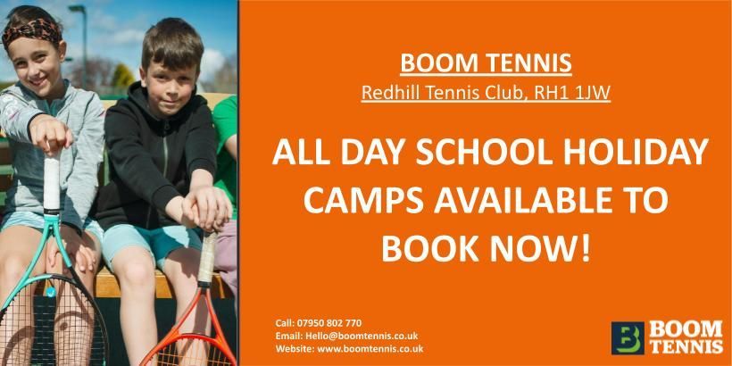 May half term! Visit boomtennis.co.uk

Have a watch of some Easter fun buff.ly/3Ulm7lR 

#Redhill #Reigate #Horley