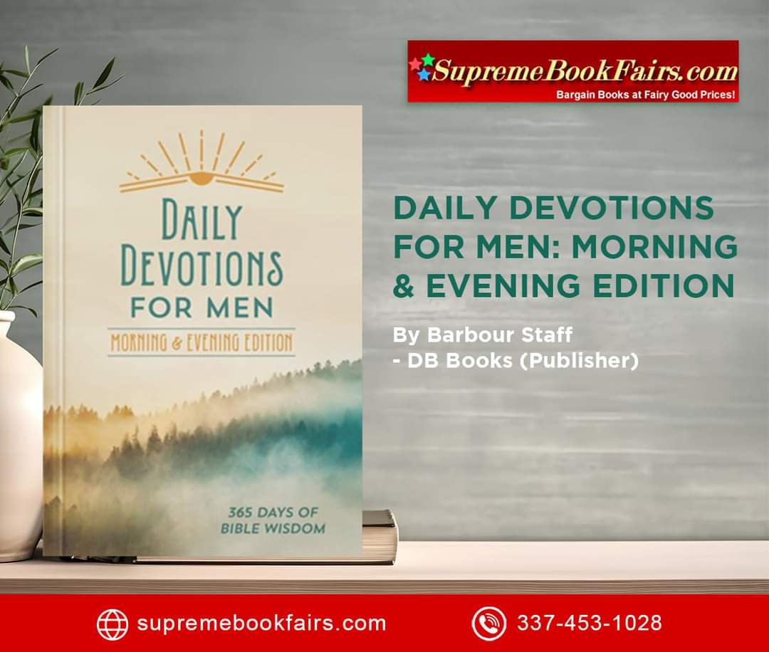 Supremebookfair's tweet photo. This insightful daily devotional book will engage your spirit with Bible wisdom and encouraging devotions. Each devotion includes a title, 
.
.
Buy now 👇
https://t.co/gbXL2x3rQv
.
.
.
#bookstore #readingtime #readingcommunity #bible https://t.co/4q9zX0107y