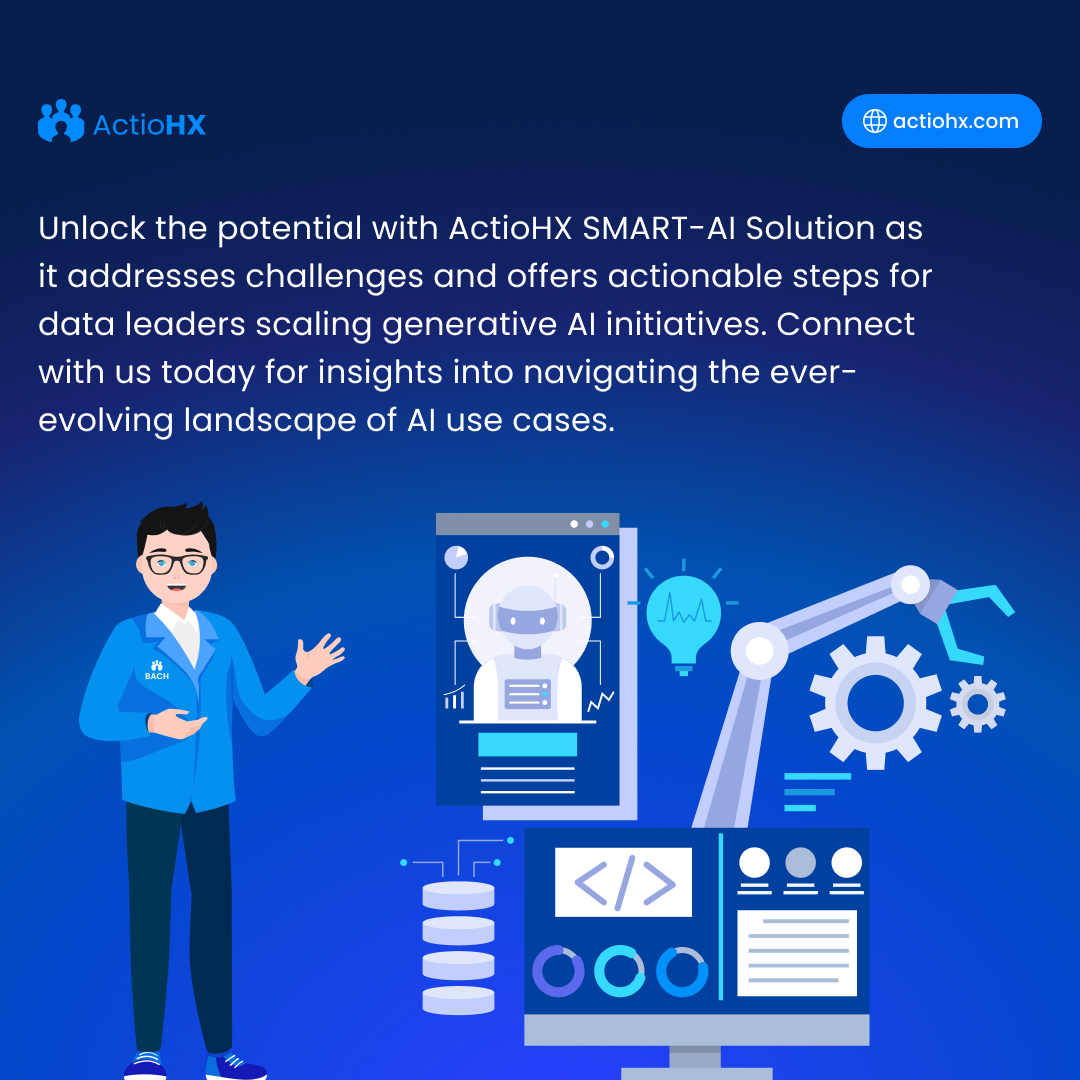 Empower your AI journey with ActioHX SMART-AI Solution!
🚀 Address challenges effectively and take actionable steps.
Unlock the potential of AI

#AI #AIJourney #Innovation #Technology #ActionableInsights #ActioHX