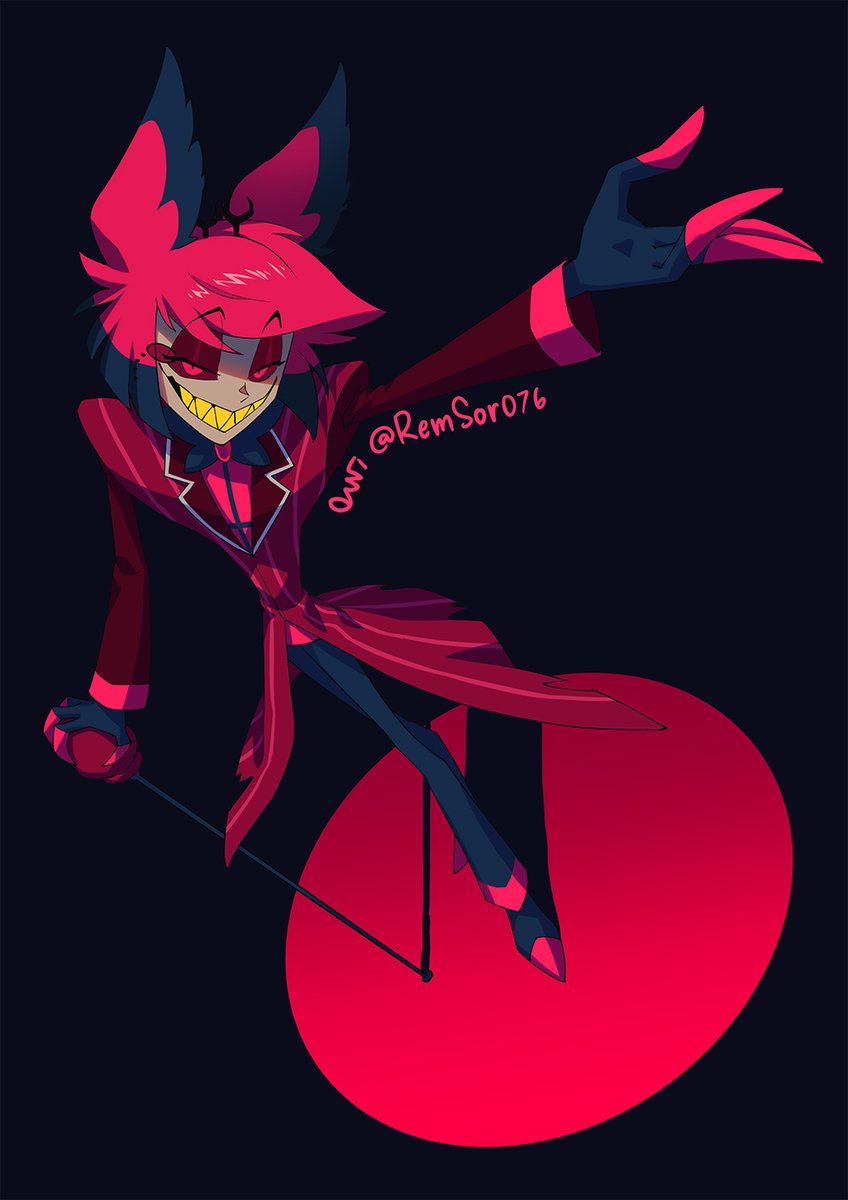 「Spotlight.#HazbinHotelAlastor 」|らるのイラスト