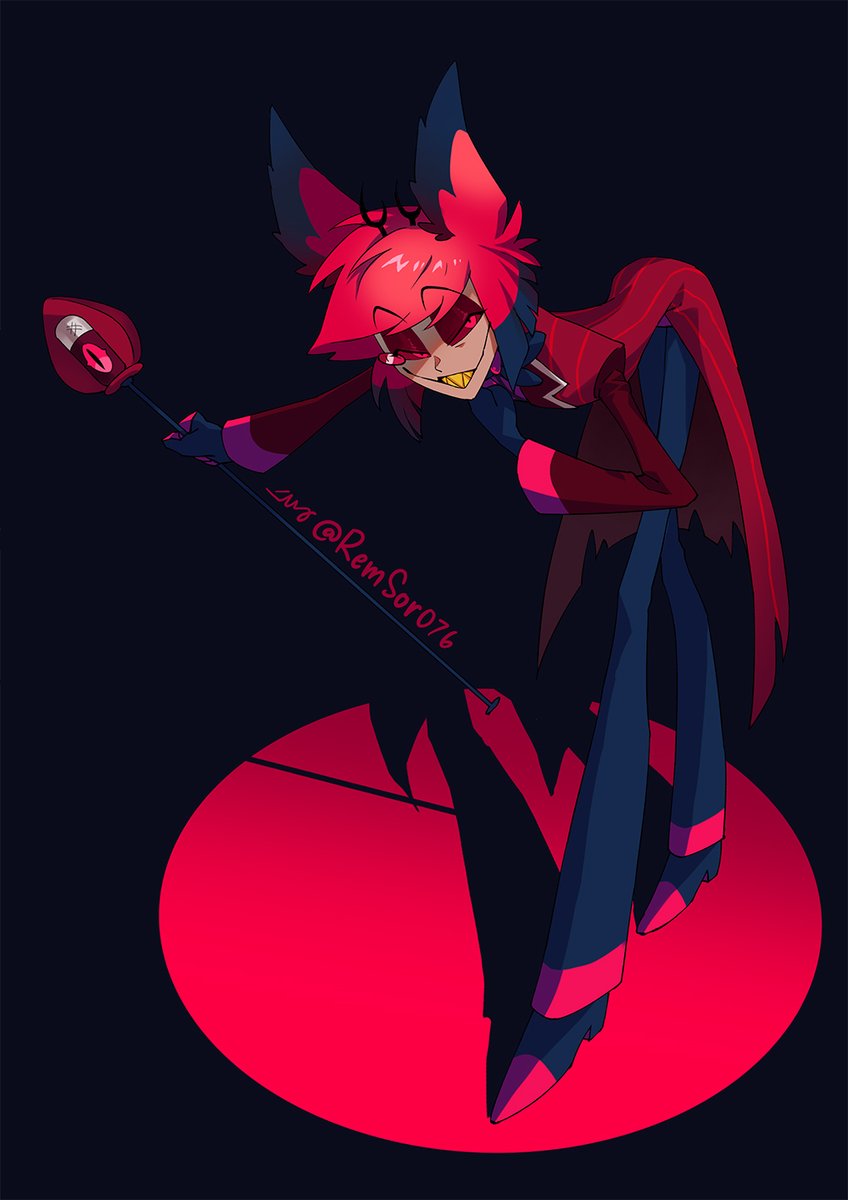 「Spotlight.#HazbinHotelAlastor 」|らるのイラスト