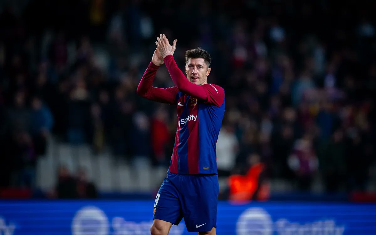 🚨| Official: Lewandowski is nominated for the LaLiga 2023/24 Player of The Season Award. #fcblive