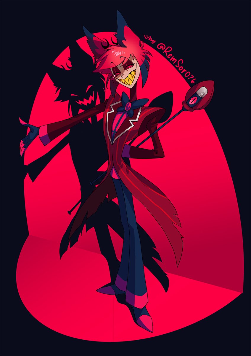 「Spotlight.#HazbinHotelAlastor 」|らるのイラスト