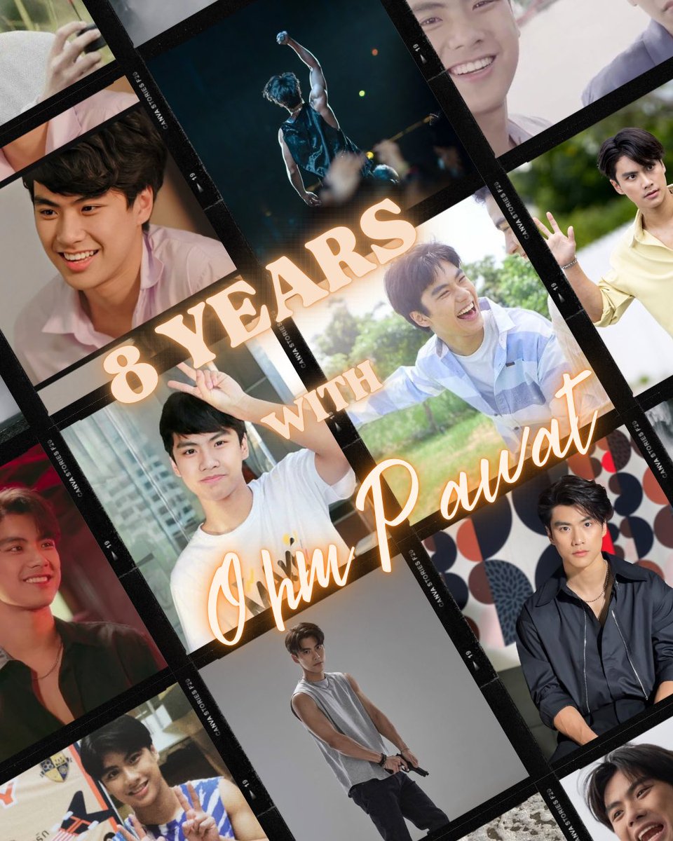 Happy 8th anniversary of your career Ohm! We are so proud of everything you have achieved so far and we’re so happy to be by your side in this journey. You are a great and very talented actor. You succeeded in everything that you wanted and now you’ll achieve even greater…