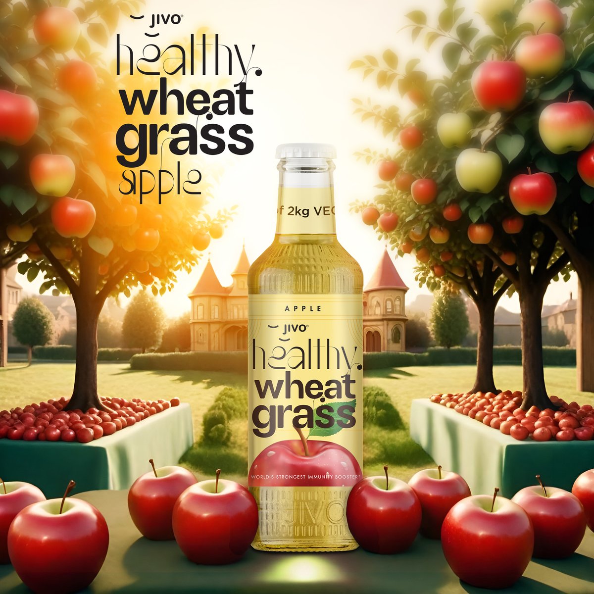 An apple a day? Make it Jivo Wheatgrass! 🍏

#Jivo #Wheatgrass #AbThandaNahiHealthyThanda #JivoAppleWheatgrass #HealthyHabit #NaturalHealth #WheatgrassWellness #DrinkGreen #HealthyLiving