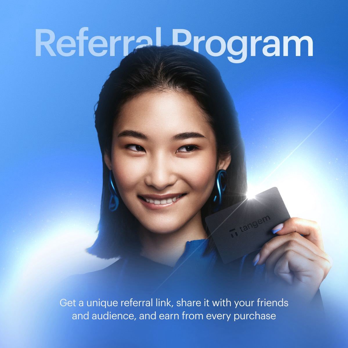 Tangem Referral Program! 🔥 Monetize your traffic with a unique link and earn from every Tangem Wallet purchased. - Are you an influencer? Please fill out the form on the page and our team will contact you. 👉tangem.com/en/affiliates/