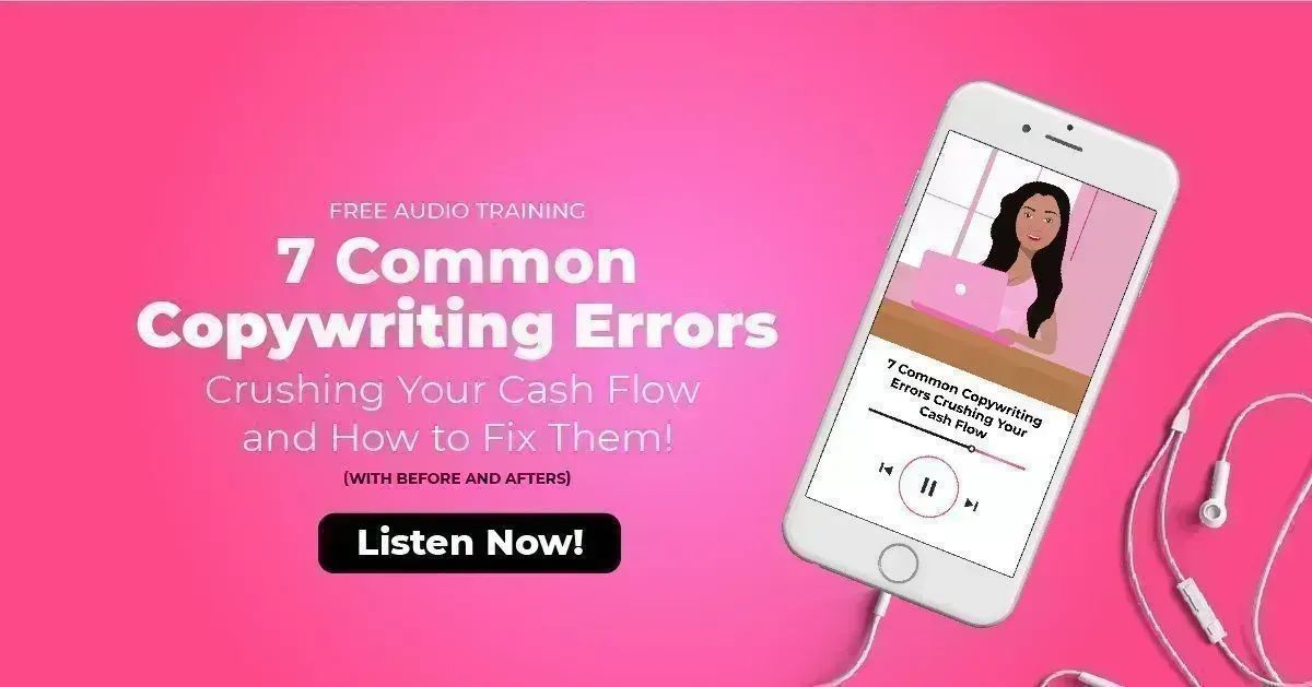 Hear the 7 Common #Copywriting Errors Crushing Your Cash Flow and How to Fix Them. #marketing #contentmarketing #audio #sales #listen #nowplaying buff.ly/2U7lGOD 👏