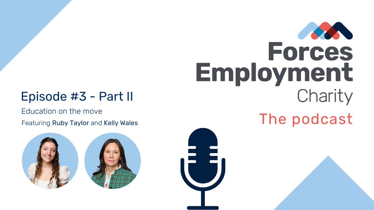 Watch Part 2, Episode 3 of the Forces Employment Charity: The Podcast now! Join our conversation with Kelly Wales on the needs and challenges faced by young people in colleges and universities. Click on the link to watch 👉 loom.ly/jpXohb0 #ArmedForcesFamilies