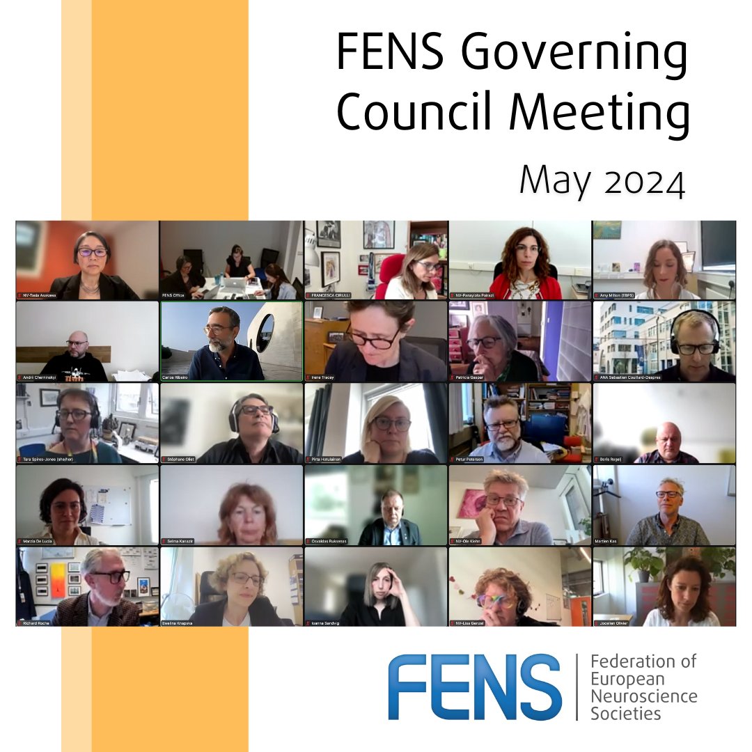 🌟 #FENS Governing Council meeting: May 2024 🌟

🚀 Yesterday, representatives from the FENS leadership board and member societies came together for the FENS #GoverningCouncil Meeting, shaping the future of FENS activities and events, like the upcoming #FENS2024!