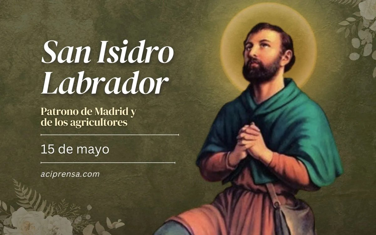 “Durante la sequía, algunos fieles acuden a San Isidro Labrador para pedirle que llueva. El 15 de mayo se celebra su día, coincide con el inicio de la temporada de lluvia”. ☔️ Una vida diciendo “San Isidro Labrador quita el agua y pon el sol” y la cosa era al revés.