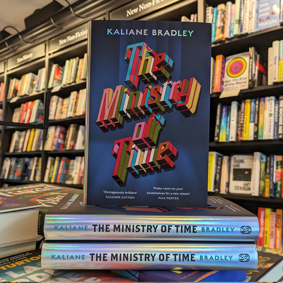 Boy meets girl. Past meets future. A finger meets a trigger. Beginning meets ends. England is forever. England must fall.

A time-travelling thriller of a love story that defies easy definition, we know you'll love this!
#waterstones #theministryoftime #kalianebradley