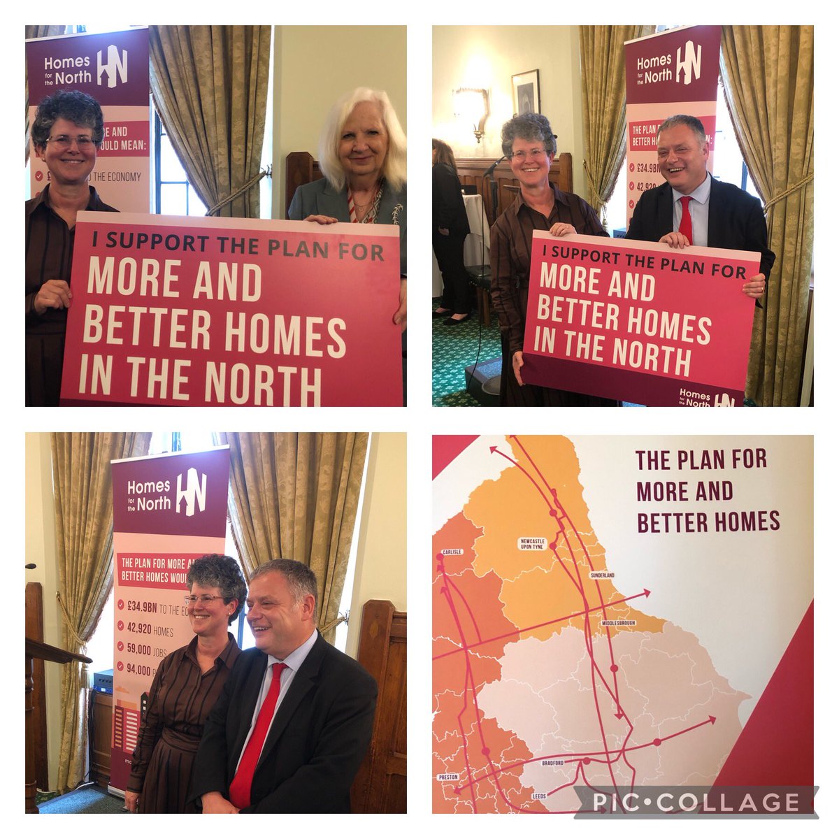 Great launch for a fabulous report by Homes For the North in Parliament Such a pleasure to speak, to meet Bronwen Rapley & be joined by Labour colleagues @MikeAmesburyMP & @AndrewHWestern Incredible evidence in this report of the need to link housing and economic development!