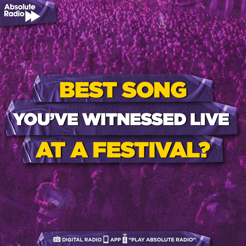 With festival season almost upon us, @SarahChampion wants to know what the best song is that you've witnessed live at a festival?