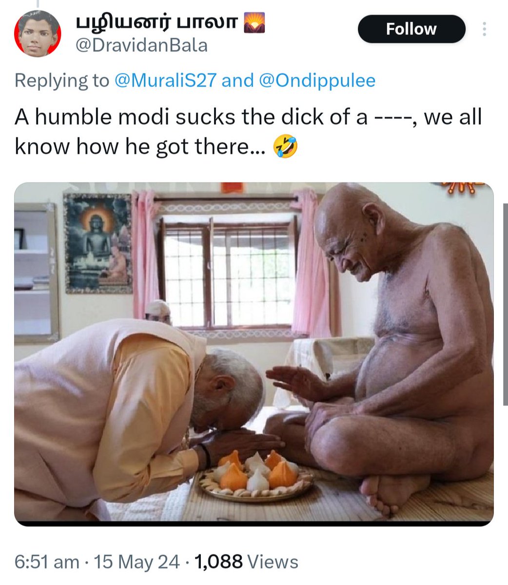 Any action against it Mr @mkstalin? If it was against IsIam or Christianity, your gvt would have haunted him for life but since this disgusting post is against real minority Jains, your police will ignore it like nothing happened..