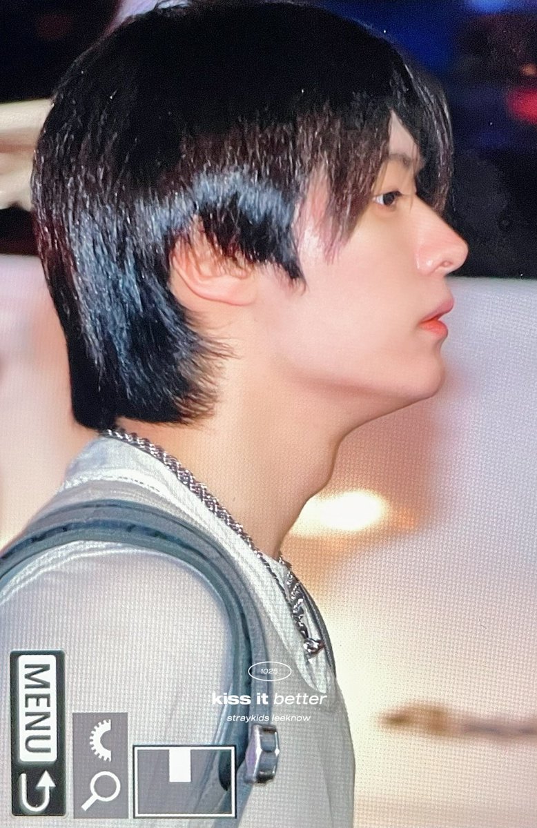 his neck is so hot like the protruding adam's apple . the whole outline of his side profile its just perfect
