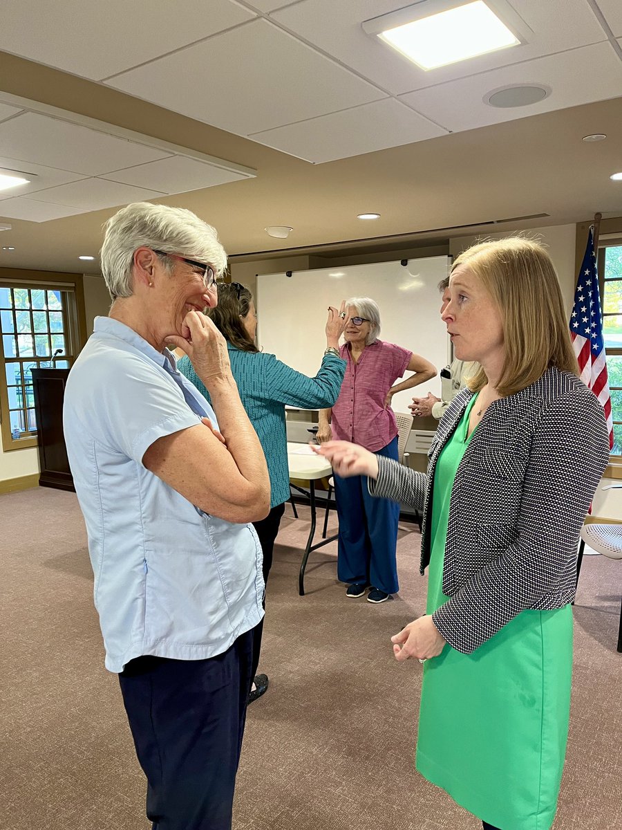 Hustle, hard work, and heartfelt connections. That’s what it’s all about! Many thanks to the Cheshire County Dems, @NashuaDemocrats, + New London Dems for hosting me. I can’t wait to continue traveling the state, hearing what matters most to YOU, and earning your vote!#NHPolitics