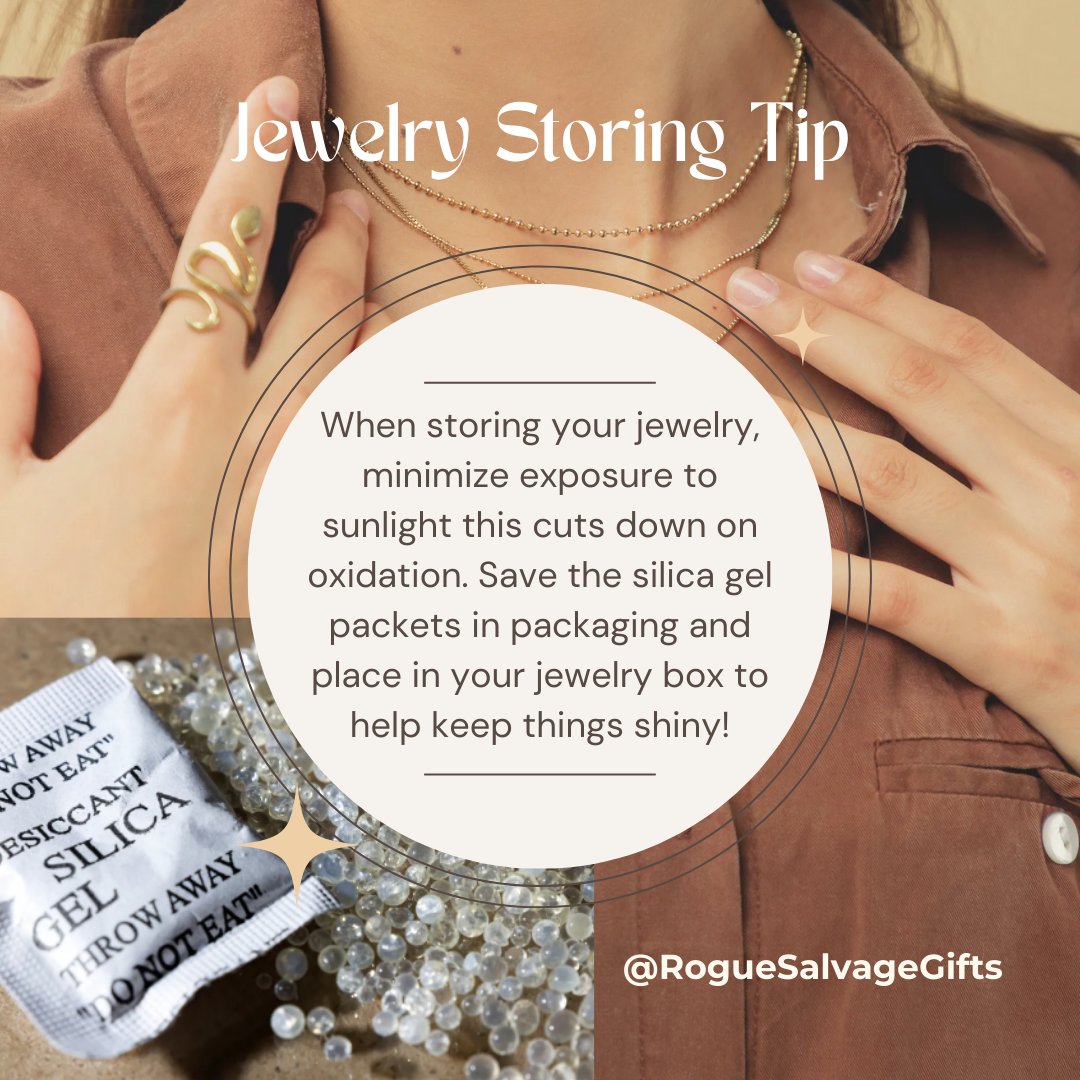✨ Keep your jewelry shining bright with this pro tip! ✨ Your jewelry will thank you! 💍💖 #JewelryCare #StorageTip #OrganizeInStyle #SparkleAndShine #JewelryLovers #AccessorizeWithCare #rogue518 #roguesalvagegifts #roguesalvage