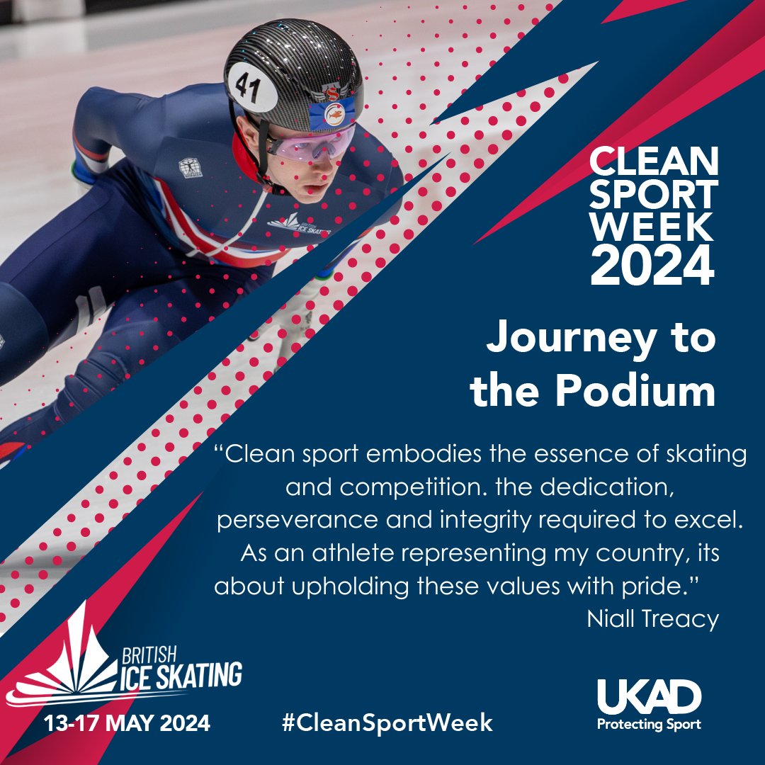 “Clean sport embodies the essence of skating and competition—the dedication, perseverance, and integrity required to excel. As an athlete representing my country, it’s about upholding these values with pride” - Niall Treacy

#cleansportweek #cleansport #greatbritain #ukad