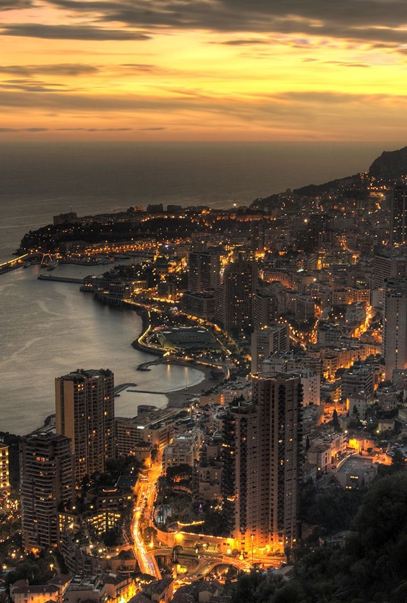 Sunset in Monaco