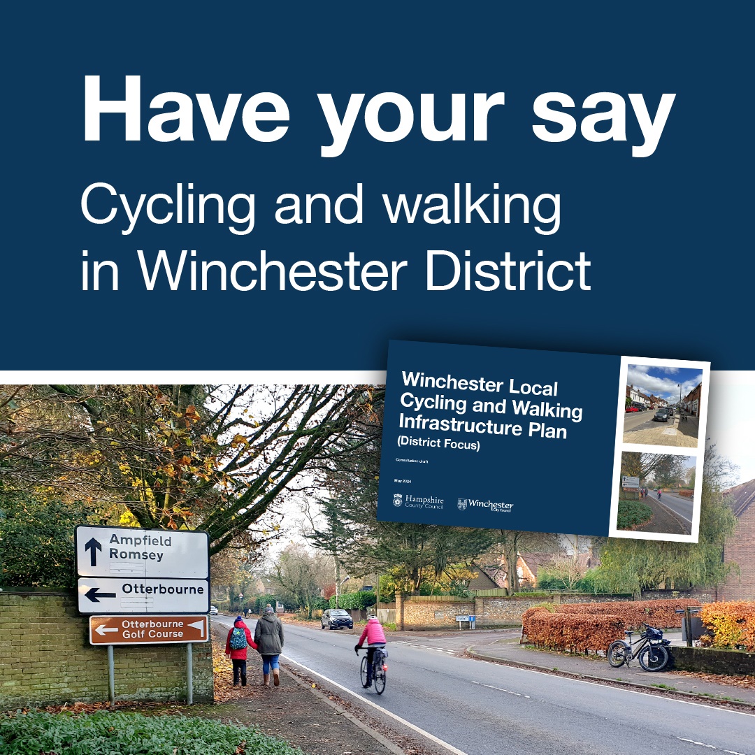 Anyone living, working, visiting and commuting in Winchester is being invited to give their views on new walking and cycling proposals for the area. hants.gov.uk/News/15052024W…