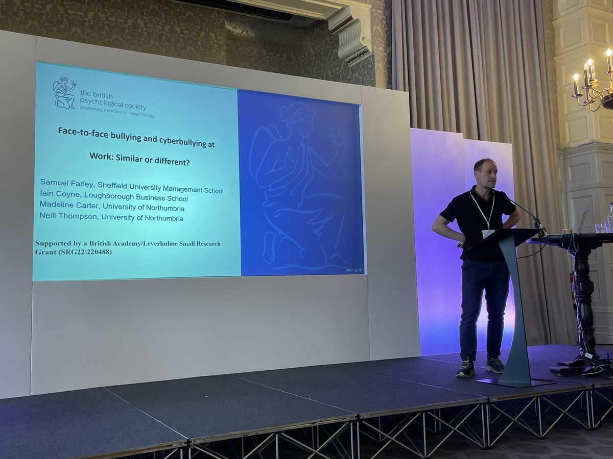 Carolyn Axtell (@axtell_carolyn) on Twitter photo <a href="/sam_farley3/">Sam Farley</a> presenting the first paper within the Peter Warr memorial stream - his work in cyber bullying with Iain Coyne. #DOPconf <a href="/occpsychuk/">Occupational PsyUK</a> <a href="/IWP_Sheffield/">IWP</a> <a href="/sam_farley3/">Sam Farley</a> presenting the first paper within the Peter Warr memorial stream - his work in cyber bullying with Iain Coyne. #DOPconf <a href="/occpsychuk/">Occupational PsyUK</a> <a href="/IWP_Sheffield/">IWP</a>