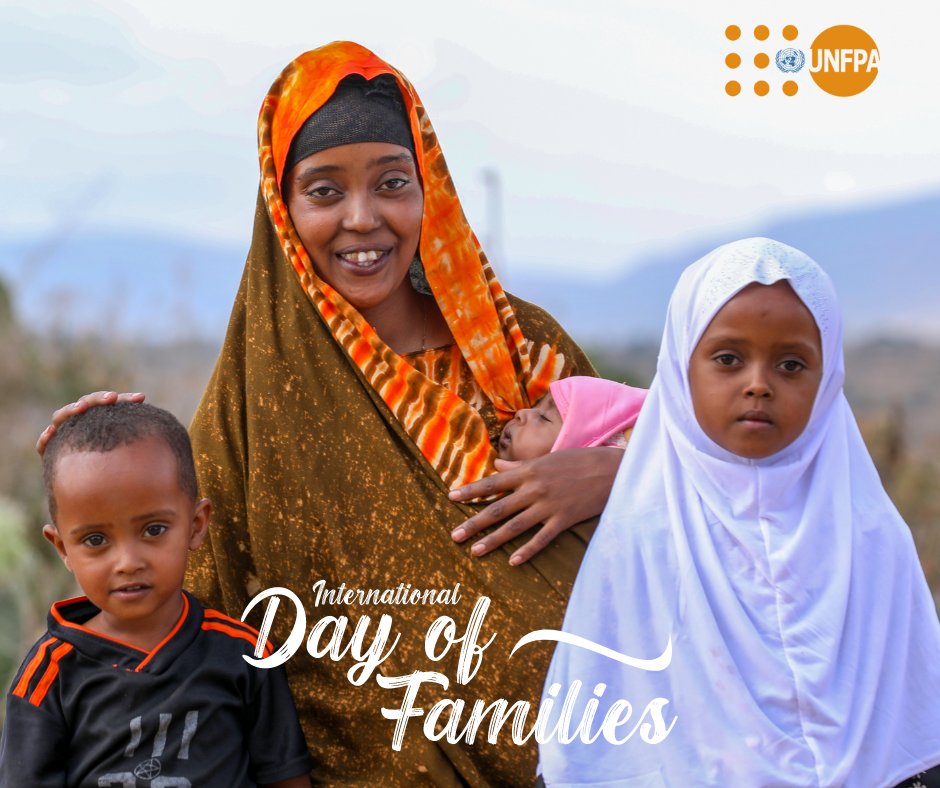 When women thrive, children receive better care, & communities become more resilient. @UNFPA empowers women by providing access to reproductive health services, promoting gender equality & girls education, & advocating against gender-based violence. #InternationalDayOfFamlies