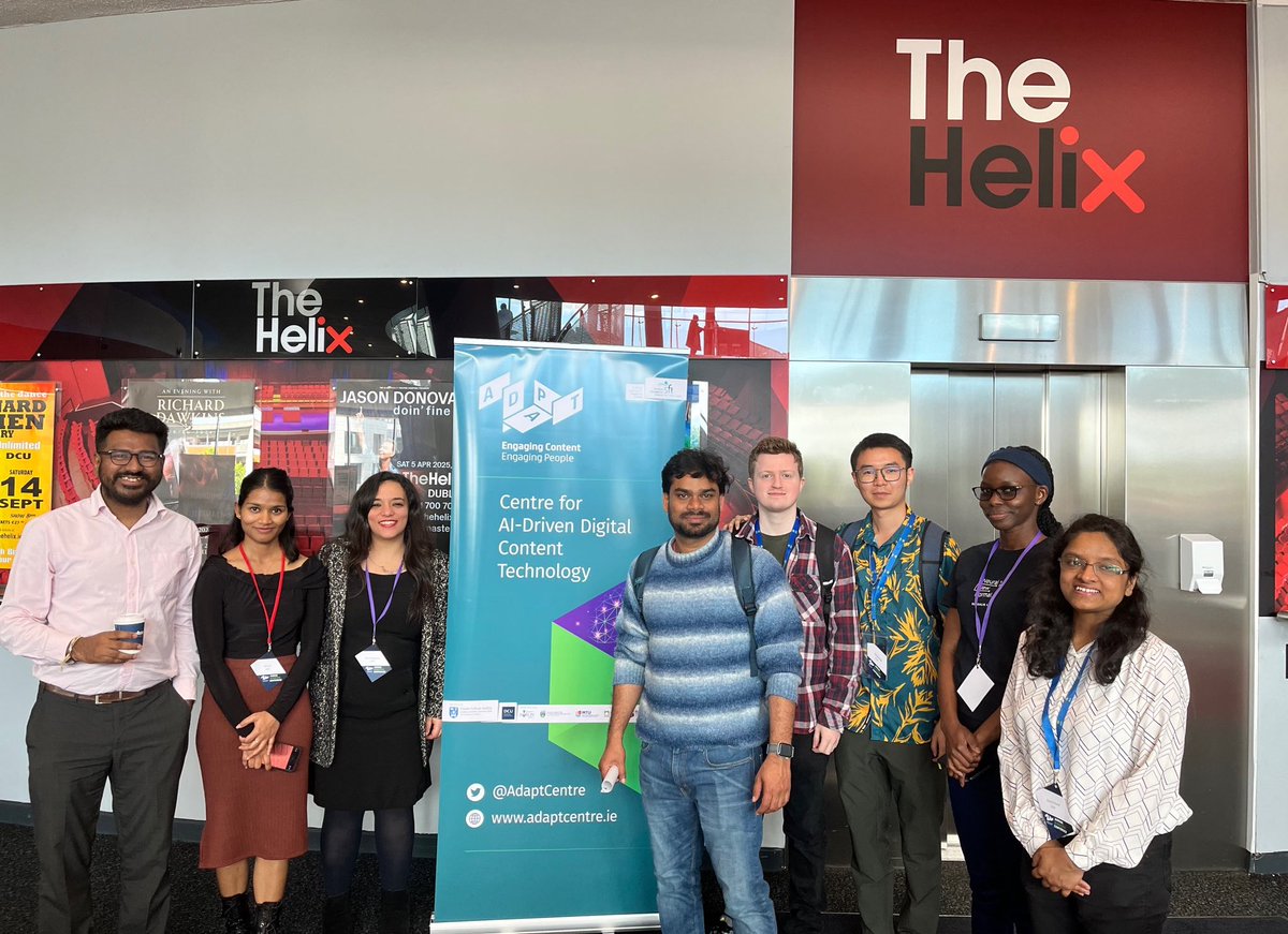 SoumyabrataDev's tweet image. Great discussing our research with friends and colleagues of @AdaptCentre! Thrilled to attend the ADAPT Scientific Conference #AASC2024 with my amazing group, THEIA lab at @UCDCompSci. #remotesensing #imageprocessing #THEIALab
