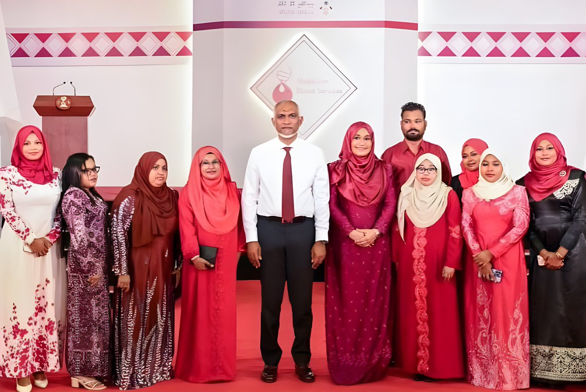 Thrilled to share that the Maldivian Thalassaemia Society, a member of the #TIF family, has been honoured by President @MMuizzu for their exceptional 30-year contribution to supporting individuals with #thalassaemia in the #Maldives. 🏅🇲🇻bit.ly/3ylte6i