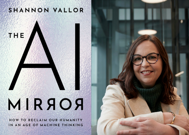 Professor @ShannonVallor will be celebrating her latest work 'The AI Mirror' at @ToppingsEdin. The book explores reclaiming humanity in an age of machine thinking. 📅20 June ❗Register now➡️ toppingbooks.co.uk/events/edinbur… @CentreTMFutures @UoE_EFI @braid_uk