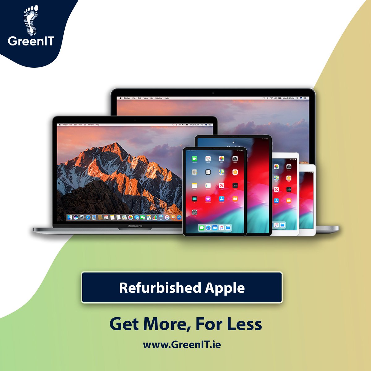 greenit_ie's tweet image. 🎉 Unlock incredible value with our Refurbished Apple Devices! 🍏✨

Get the performance you crave at a fraction of the cost.

Browse now ➡️ greenit.ie/product-catego…

#RefurbishedApple #ValueTech #UpgradeForLess 🌟🔧
